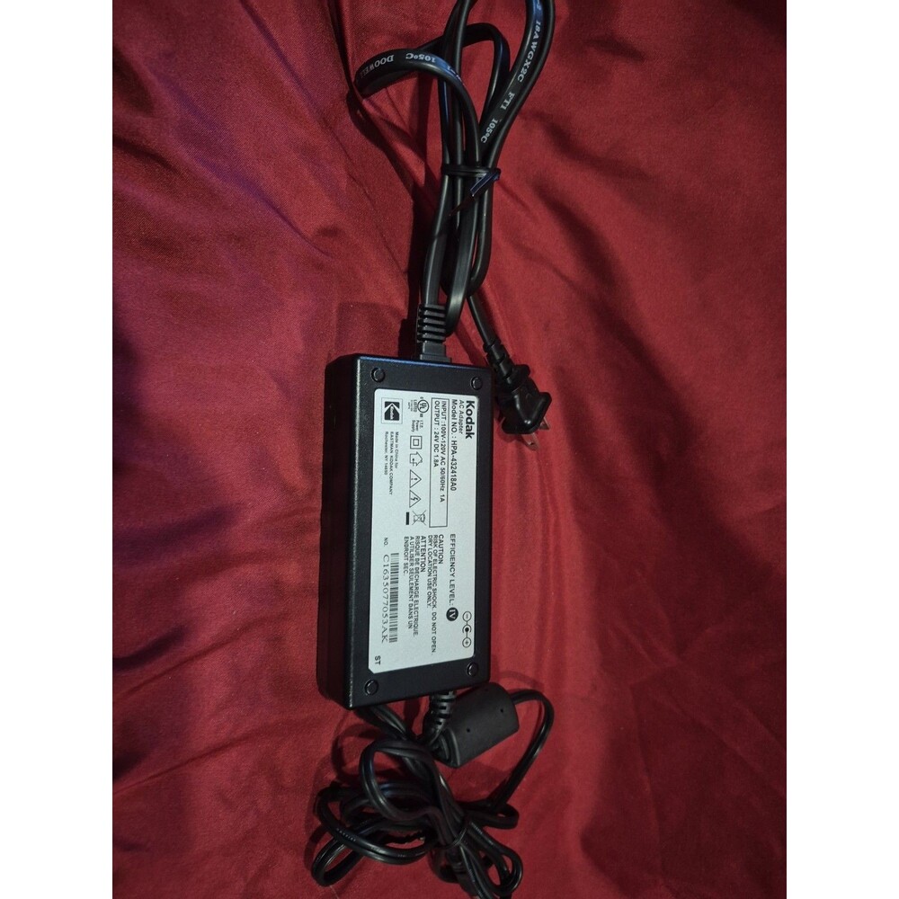 Kodak EasyShare Printer AC Adapter Power Supply Cable/Cord HPA-432418A0 24V OEM